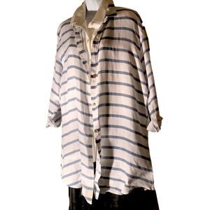 Viola Borghi Made in Italy Linen Blouse. L